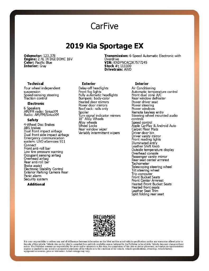 Used 2019 Kia Sportage EX AWD/4WD image 29