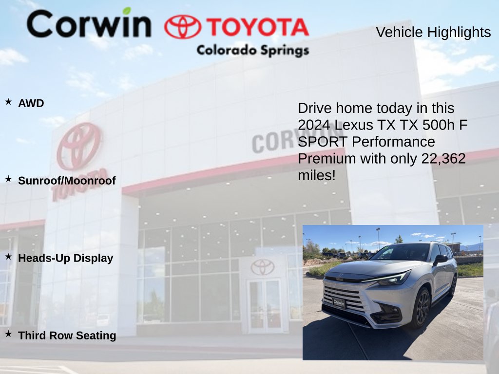 Used 2024 Lexus TX 500h AWD image 6