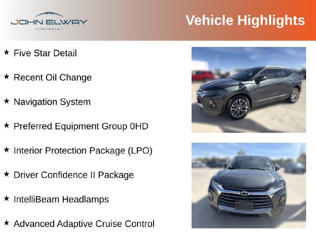 Used 2019 Chevrolet Blazer Premier w/ Driver Confidence II Package AWD/4WD image 3