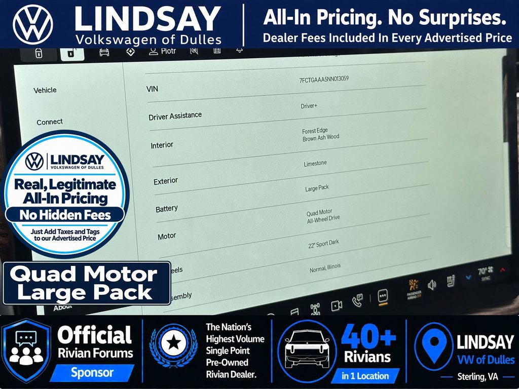 Used 2022 Rivian R1T Adventure AWD/4WD image 26