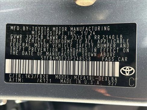 Certified 2025 Toyota Corolla LE image 26