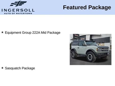 Used 2023 Ford Bronco Big Bend w/ Sasquatch Package image 8