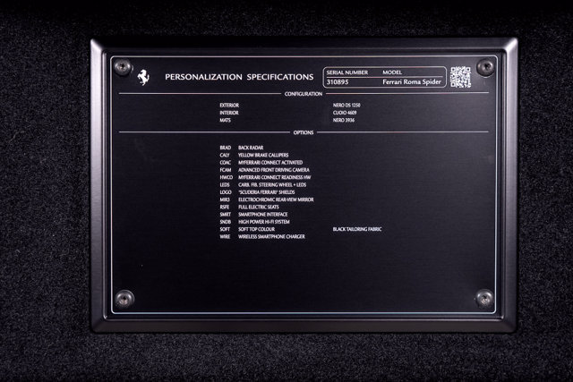 Certified 2024 Ferrari Roma Spider RWD image 58