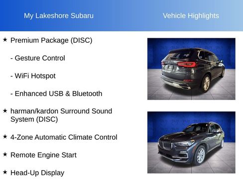 Used 2021 BMW X5 xDrive40i w/ Premium Package AWD/4WD image 14