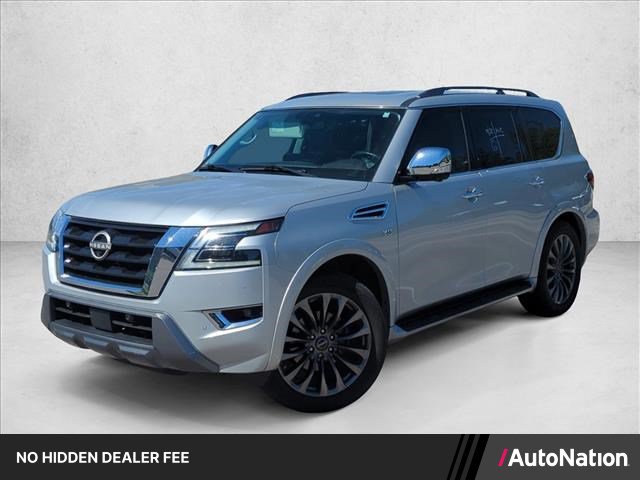 Used 2021 Nissan Armada Platinum w/ Captain's Chairs Package RWD image 1