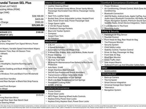 Used 2018 Hyundai Tucson SEL Plus w/ Cargo Package image 34