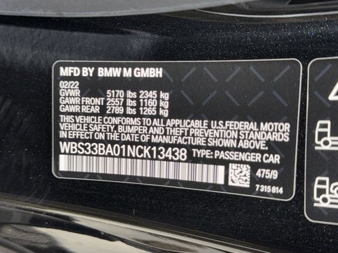 Used 2022 BMW M4 xDrive Competition w/ M Carbon Exterior Package AWD/4WD image 36