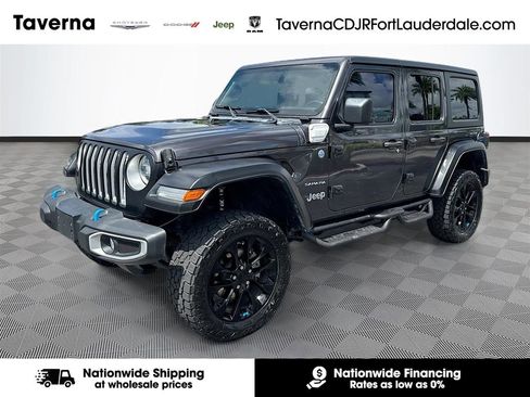 Used 2022 Jeep Wrangler Unlimited Sahara w/ Cold Weather Group AWD/4WD image 1