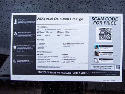 Used 2023 Audi Q4 e-tron Prestige w/ Black Optic Package AWD/4WD image 28