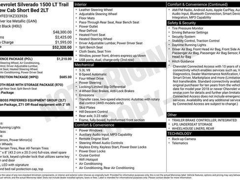 Used 2019 Chevrolet Silverado 1500 LT Trail Boss w/ Convenience Package image 4