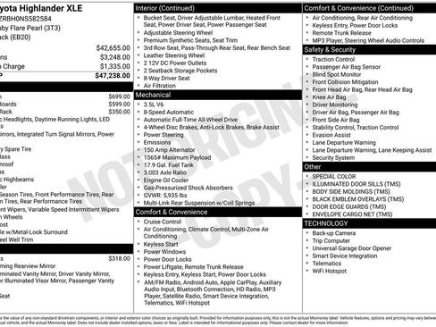 Used 2022 Toyota Highlander XLE AWD/4WD image 6