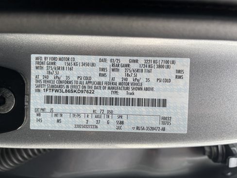 Used 2025 Ford F150 XLT w/ Equipment Group 301A Standard image 9