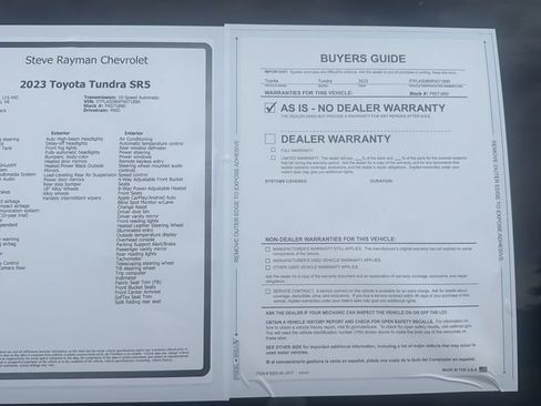 Used 2023 Toyota Tundra SR5 w/ SR5 Premium Package AWD/4WD image 27