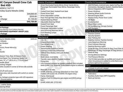 Used 2020 GMC Canyon Denali image 6