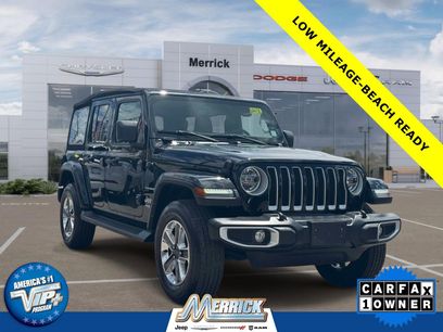 Used 2022 Jeep Wrangler Unlimited Sahara w/ LED Lighting Group