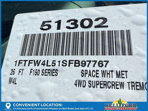 New 2025 Ford F150 Tremor w/ Equipment Group 402A High image 25