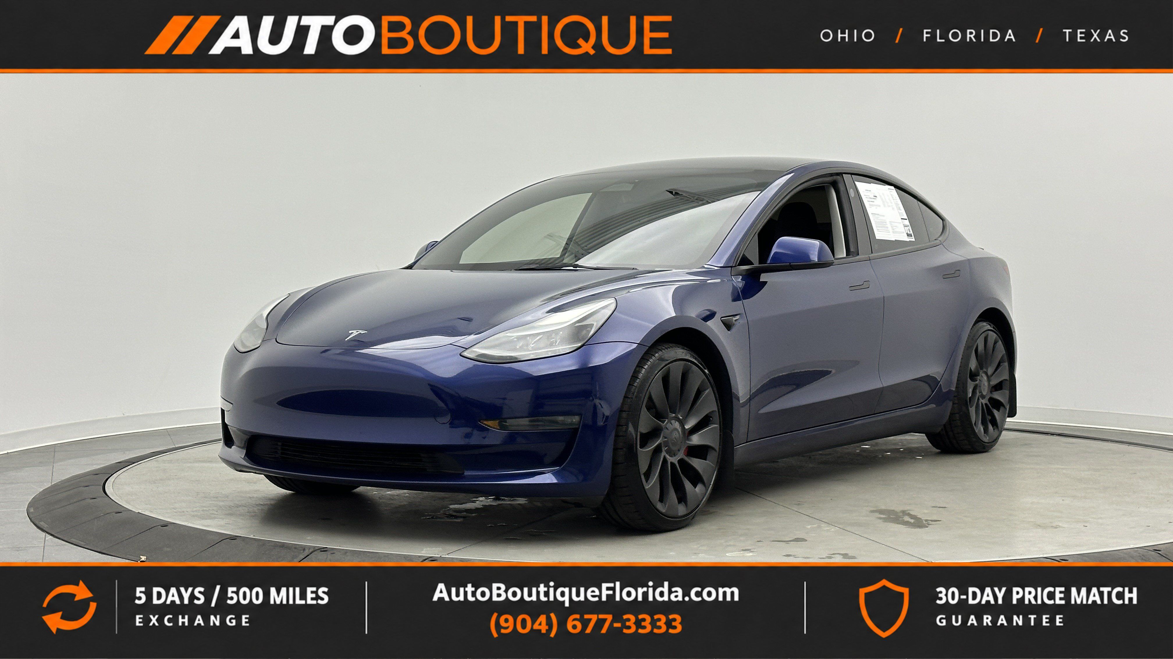 Used 2023 Tesla Model 3 Performance AWD/4WD image 1
