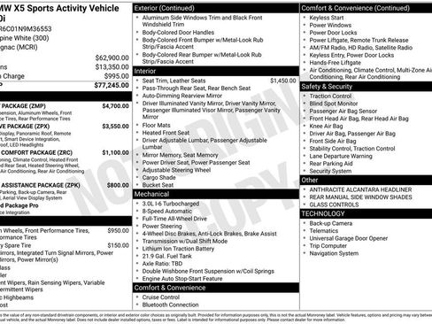 Used 2022 BMW X5 xDrive40i w/ M Sport Package AWD/4WD image 3