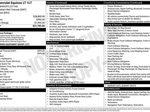 New 2026 Chevrolet Equinox LT FWD image 23