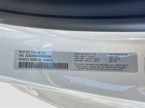 New 2025 Dodge Charger Daytona Scat Pack w/ Track Pack AWD/4WD image 32