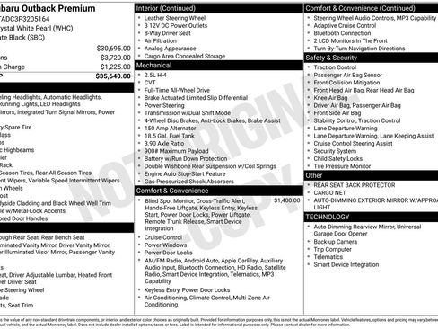 Certified 2023 Subaru Outback Premium image 34