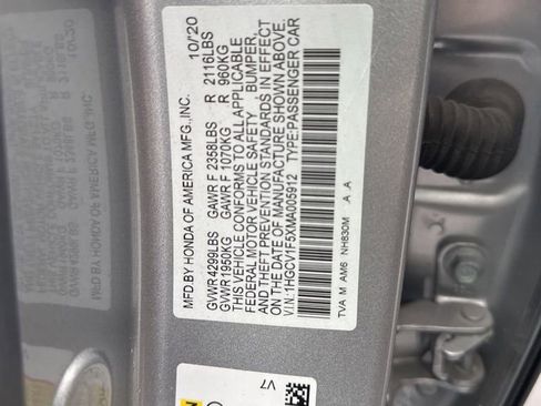 Certified 2021 Honda Accord EX-L image 25