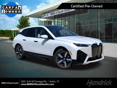 Certified 2024 BMW iX xDrive50 w/ Sport Package AWD/4WD image 1