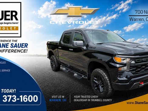 Used 2023 Chevrolet Silverado 1500 Custom Trail Boss w/ LPO, Dark Essentials Package AWD/4WD image 1