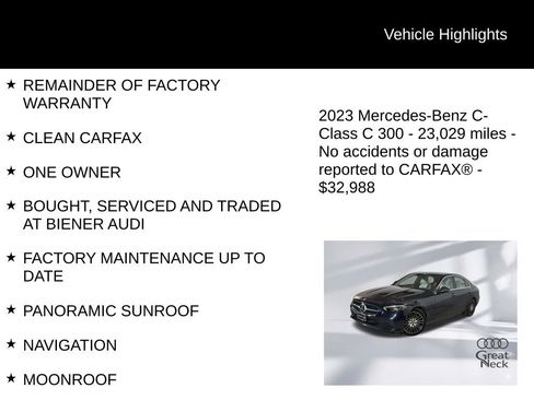 Used 2023 Mercedes-Benz C 300 4MATIC Sedan image 8