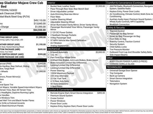 Used 2022 Jeep Gladiator Mojave w/ LED Lighting Group AWD/4WD image 22