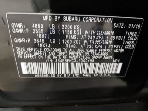 Used 2018 Subaru Outback 3.6R Limited AWD/4WD image 22