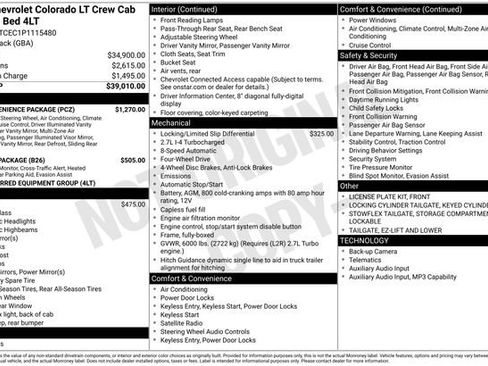 Certified 2023 Chevrolet Colorado LT w/ LT Convenience Package AWD/4WD image 5