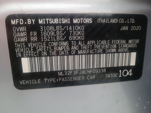 Used 2020 Mitsubishi Mirage G4 ES FWD image 33