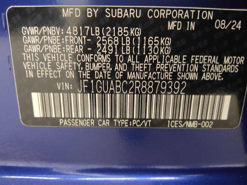 Used 2024 Subaru Impreza 2.0i w/ Popular Package #1A AWD/4WD image 33