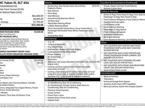 Used 2022 GMC Yukon XL SLT w/ SLT Premium Package AWD/4WD image 39