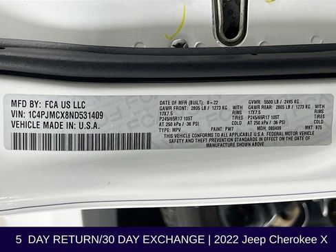 Used 2022 Jeep Cherokee Latitude image 35