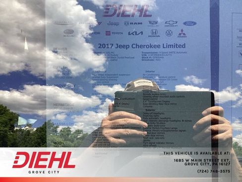 Used 2017 Jeep Cherokee Limited AWD/4WD image 16