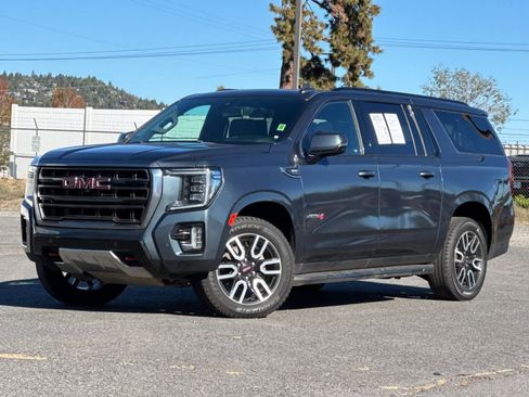 Used 2021 GMC Yukon XL AT4 w/ Rear Media and Nav Package image 1