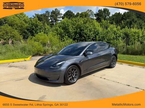 Used 2021 Tesla Model 3 Long Range AWD/4WD image 1