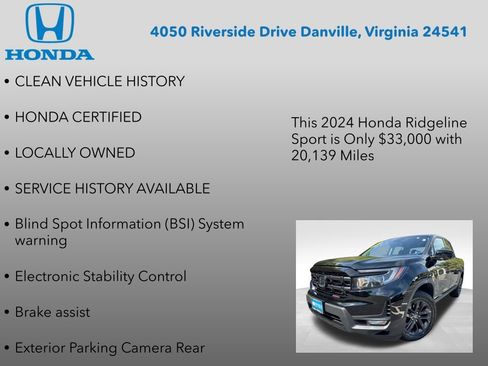 Used 2024 Honda Ridgeline Sport image 7