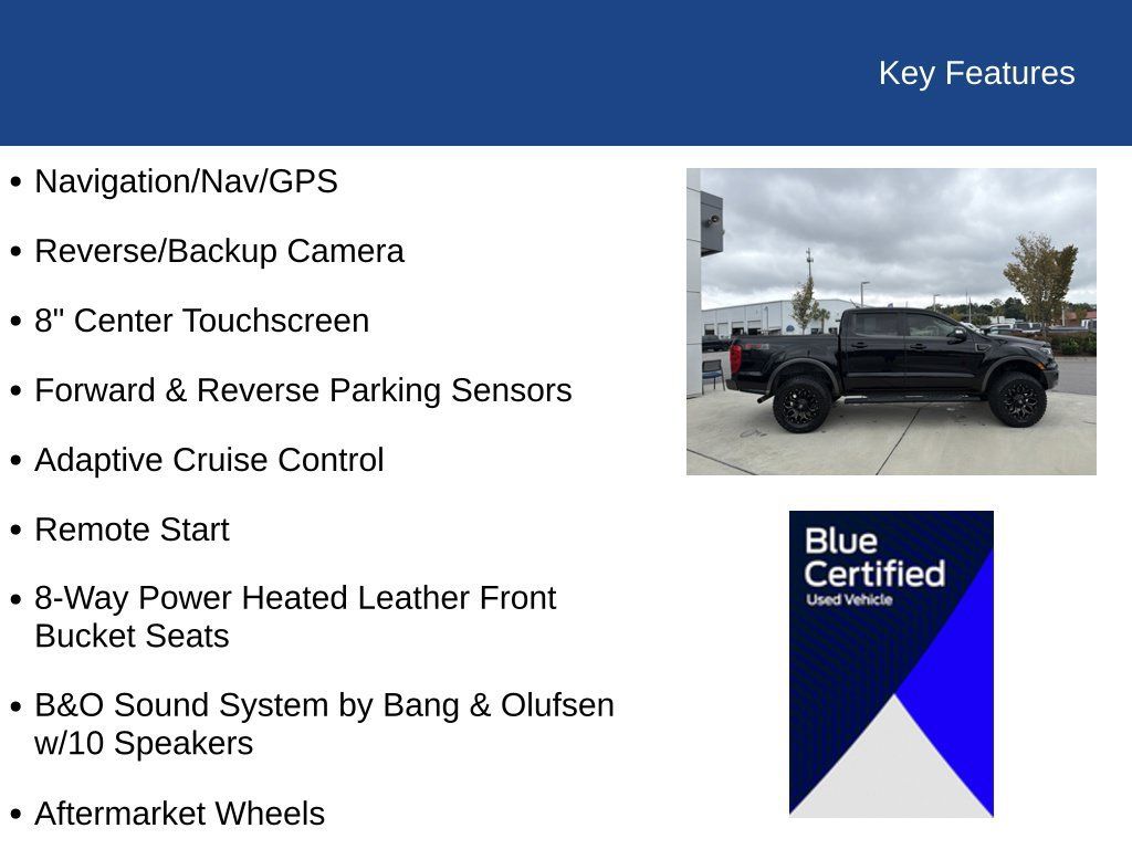 Certified 2020 Ford Ranger Lariat w/ Equipment Group 501A Mid AWD/4WD image 29