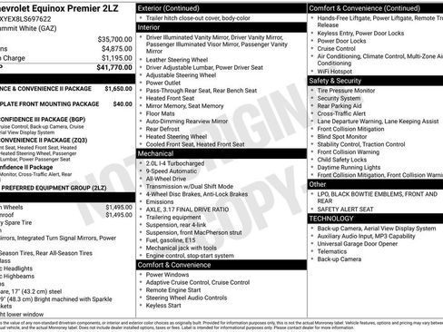 Used 2020 Chevrolet Equinox Premier image 8