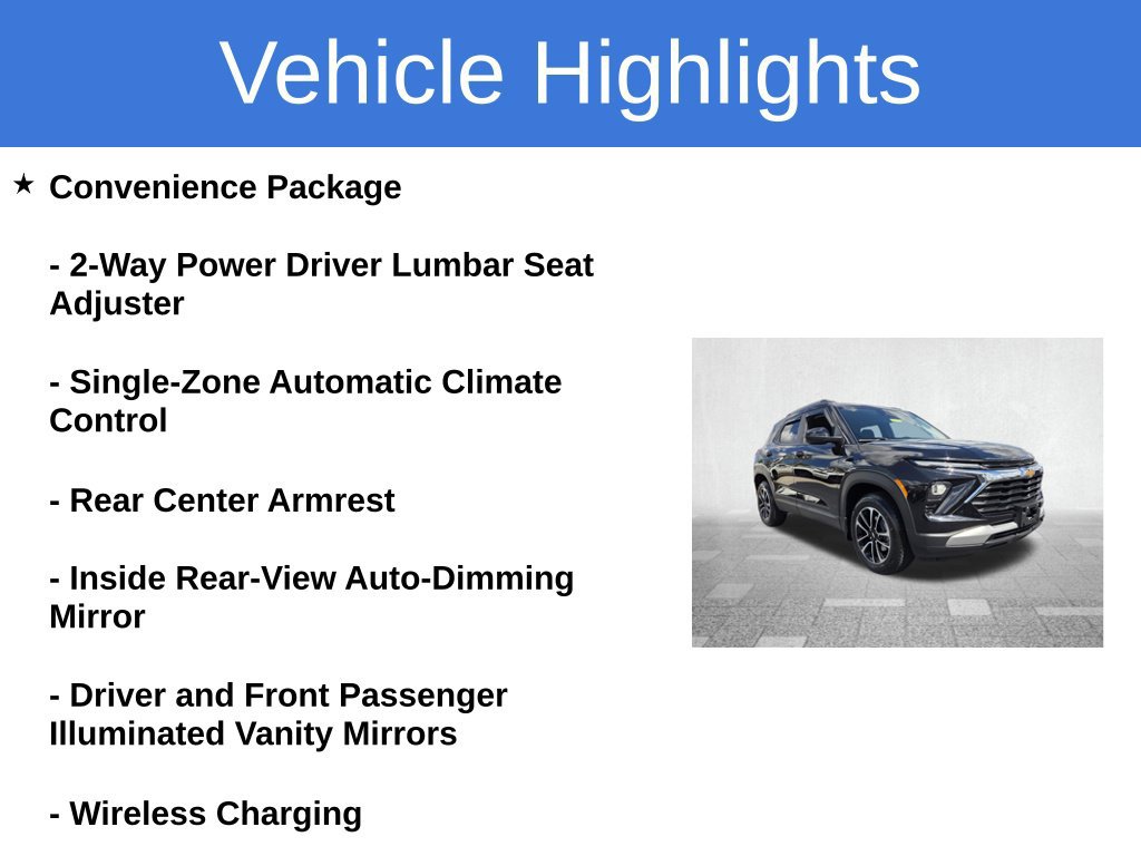 Used 2025 Chevrolet TrailBlazer LT w/ Convenience Package AWD/4WD image 4