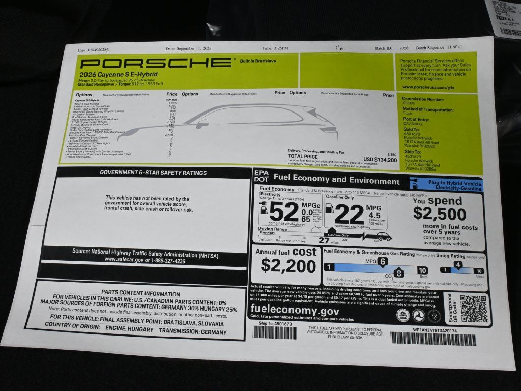 Used 2026 Porsche Cayenne S AWD/4WD image 43