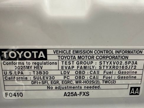 Used 2025 Toyota Camry XSE FWD image 72