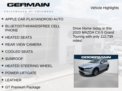 Used 2020 MAZDA CX-5 Grand Touring w/ GT Premium Package AWD/4WD image 6