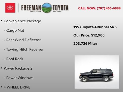 Used 1997 Toyota 4Runner SR5 AWD/4WD image 4