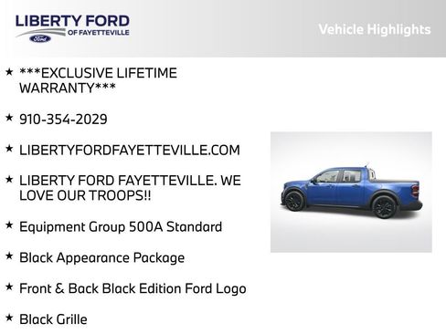 Used 2024 Ford Maverick Lariat w/ Black Appearance Package FWD image 5