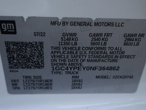 Used 2022 Chevrolet Silverado 2500 LTZ w/ LTZ Plus Package AWD/4WD image 60
