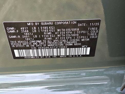 New 2026 Subaru Crosstrek 2.5i Limited w/ Crosstrek Mirror Package image 34